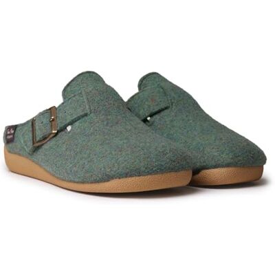 TONI PONS MIMA-FP Pantoufle femme type sabot avec boucle, Sauge, 42 EU - Publicité TONI PONS MIMA-FP Pantoufle femme type sabot avec boucle, Sauge, 42 EU - Publicité
