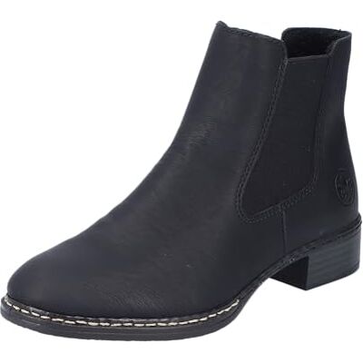 Rieker Bottines Chelsea 73464 pour femme, Noir, 39 EU - Publicité Rieker Bottines Chelsea 73464 pour femme, Noir, 39 EU - Publicité
