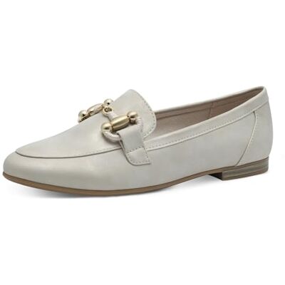 MARCO TOZZI Femme Damen Slipper Mocassin, Dune Metallic, 42 EU - Publicité MARCO TOZZI Femme Damen Slipper Mocassin, Dune Metallic, 42 EU - Publicité