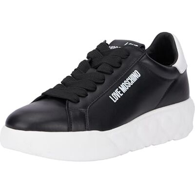 Love Moschino Baskets Femme Noir Blanc 39 EU - Publicité Love Moschino Baskets Femme Noir Blanc 39 EU - Publicité