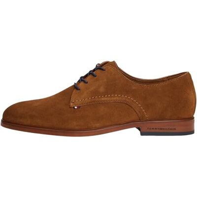 Tommy Hilfiger Chaussures Derby Homme Dress Suede en Daim, Marron (Coconut Grove), 40 - Publicité Tommy Hilfiger Chaussures Derby Homme Dress Suede en Daim, Marron (Coconut Grove), 40 - Publicité