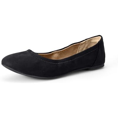 Amazon Essentials Ballerines plates Belice pour femme, microsuède noir, pointure large 42,5 - Publicité Amazon Essentials Ballerines plates Belice pour femme, microsuède noir, pointure large 42,5 - Publicité