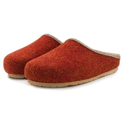 Pantoffelmann sabots en feutre 70 % laine Tailles 37–47 Chaussons respirants à semelle antidérapante Mules chaudes faites main Pour femmes & hommes - Publicité Pantoffelmann sabots en feutre 70 % laine Tailles 37–47 Chaussons respirants à semelle antidérapante Mules chaudes faites main Pour femmes & hommes - Publicité