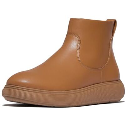 Fitflop Bottines Iq-comff en cuir avec fermeture éclair pour femme, Beige sable, 38.5 EU - Publicité Fitflop Bottines Iq-comff en cuir avec fermeture éclair pour femme, Beige sable, 38.5 EU - Publicité
