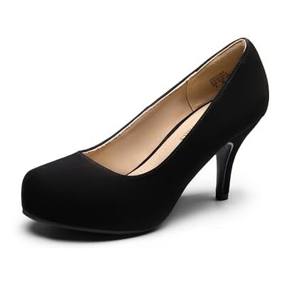 DREAM PAIRS Chaussures à Talons Hauts et Fins avec Plateforme Escarpins Classiques à Bout Rond TIFFANNY,Size 44,Noir/Nubuck,TIFFANNY - Publicité DREAM PAIRS Chaussures à Talons Hauts et Fins avec Plateforme Escarpins Classiques à Bout Rond TIFFANNY,Size 44,Noir/Nubuck,TIFFANNY - Publicité