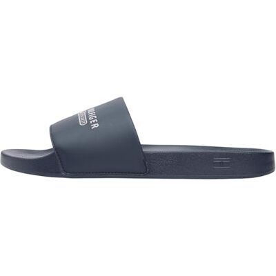 Tommy Hilfiger Claquettes de piscine surélevées pour homme, bleu (ciel du désert), taille 40, Bleu ciel désert, 40 EU - Publicité Tommy Hilfiger Claquettes de piscine surélevées pour homme, bleu (ciel du désert), taille 40, Bleu ciel désert, 40 EU - Publicité