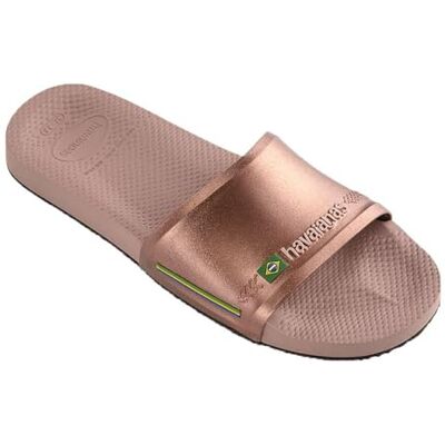 Havaianas Men Old Slide Brasil, 6/7 UK, Crocus Rose Golden Blush, 11/12 UK - Publicité Havaianas Men Old Slide Brasil, 6/7 UK, Crocus Rose Golden Blush, 11/12 UK - Publicité