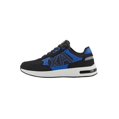 Armani Exchange Baskets Dusseldorf gaufrées à Motifs géométriques pour Homme, Black Bluette, 44 EU - Publicité Armani Exchange Baskets Dusseldorf gaufrées à Motifs géométriques pour Homme, Black Bluette, 44 EU - Publicité