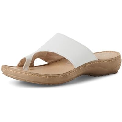 MARCO TOZZI Femme Sandale , Blanc, 42 EU - Publicité MARCO TOZZI Femme Sandale , Blanc, 42 EU - Publicité