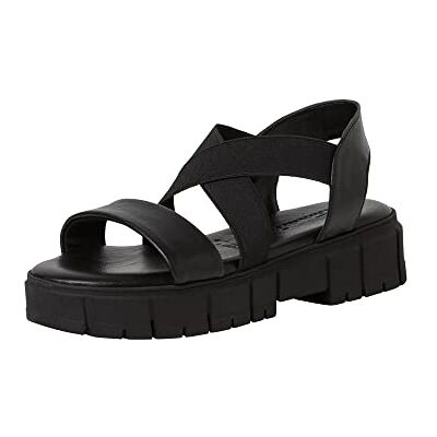 Tamaris Femme Sandale cale, Noir, 39 EU - Publicité Tamaris Femme Sandale cale, Noir, 39 EU - Publicité