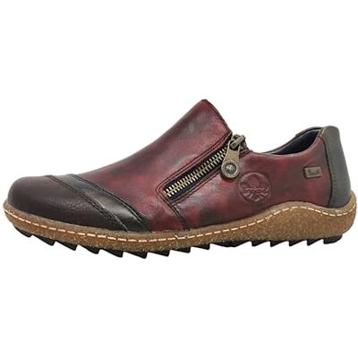 Rieker Damenschuhe Halbschuhe Slipper Rot Freizeit, Schuhgröße:39 EU - Publicité Rieker Damenschuhe Halbschuhe Slipper Rot Freizeit, Schuhgröße:39 EU - Publicité