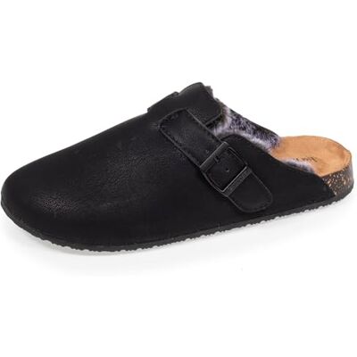 Isotoner Sabots Femme fourrés, Semelle Extra-Flex, légers, Patch Talon Confort, 38, Noir - Publicité Isotoner Sabots Femme fourrés, Semelle Extra-Flex, légers, Patch Talon Confort, 38, Noir - Publicité