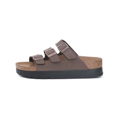 Papillio cca Sandales pour Femme avec Triple fibia, marron, 39 EU - Publicité Papillio cca Sandales pour Femme avec Triple fibia, marron, 39 EU - Publicité