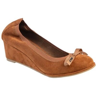 CHATTAWAK FEMME BALLERINE COMPENSEE AUSTIN VELOURS CAMEL, 36 - Publicité CHATTAWAK FEMME BALLERINE COMPENSEE AUSTIN VELOURS CAMEL, 36 - Publicité