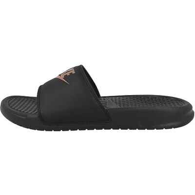 Nike Wmns Benassi Jdi, Chaussures de Fitness femme, Multicolore (Black/Rose Gold 007), 35.5 EU - Publicité Nike Wmns Benassi Jdi, Chaussures de Fitness femme, Multicolore (Black/Rose Gold 007), 35.5 EU - Publicité