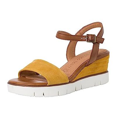 MARCO TOZZI Femme Damen Sandale cale, Saffron Comb, 40 EU - Publicité MARCO TOZZI Femme Damen Sandale cale, Saffron Comb, 40 EU - Publicité