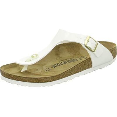 Birkenstock 1005299 Gizeh white, Birko Flor Patent Femme White EU 38 - Publicité Birkenstock 1005299 Gizeh white, Birko Flor Patent Femme White EU 38 - Publicité