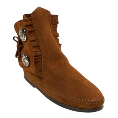 Minnetonka Two Button Boot, Mocassin Homme, 44 EU - Publicité Minnetonka Two Button Boot, Mocassin Homme, 44 EU - Publicité