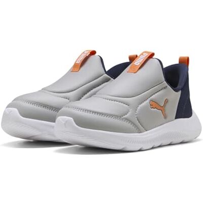 Puma Sneakers à Enfiler Fun Racer 2 SLIPTECH™ Enfant 31, Gray Echo Vermillion Navy Orange Blue - Publicité Puma Sneakers à Enfiler Fun Racer 2 SLIPTECH™ Enfant 31, Gray Echo Vermillion Navy Orange Blue - Publicité