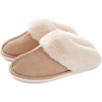Donpapa Chaussons Femmes Hommes Pantoufles Maison Mémoire Mousse Faux Daim à Fourrure Mules Automne Hiver Bois Plancher Intérieur/extérieur Pantoufles Kaki 38.5-40 - Publicité Donpapa Chaussons Femmes Hommes Pantoufles Maison Mémoire Mousse Faux Daim à Fourrure Mules Automne Hiver Bois Plancher Intérieur/extérieur Pantoufles Kaki 38.5-40 - Publicité