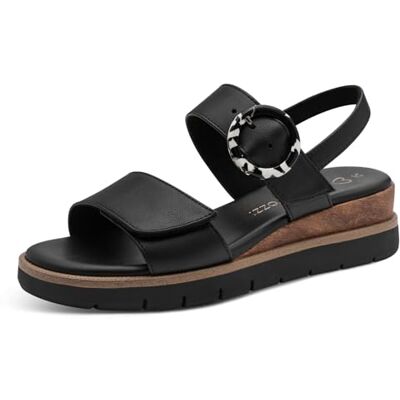 MARCO TOZZI Sandale femme semelle intérieure Feel Me douce Végane doublure douce Végane, noir (BLACK), 39 EU - Publicité MARCO TOZZI Sandale femme semelle intérieure Feel Me douce Végane doublure douce Végane, noir (BLACK), 39 EU - Publicité