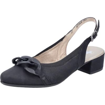 Rieker Femme 47068 Chaussures Basses, Noir, 40 EU - Publicité Rieker Femme 47068 Chaussures Basses, Noir, 40 EU - Publicité