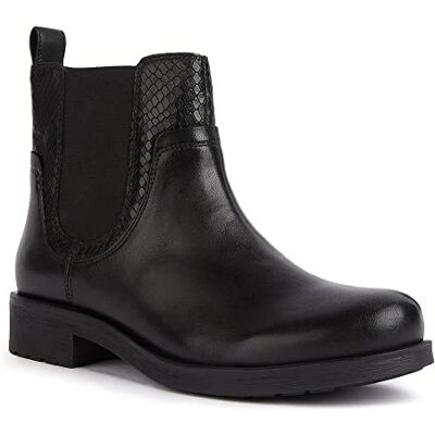 Geox Femme D Rawelle A Bottines, Black, 40 EU - Publicité Geox Femme D Rawelle A Bottines, Black, 40 EU - Publicité
