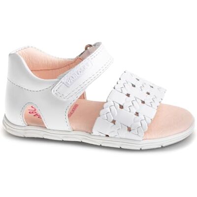 Pablosky Garçon Fille Zig Sandales, Blanc, 22 EU Large - Publicité Pablosky Garçon Fille Zig Sandales, Blanc, 22 EU Large - Publicité