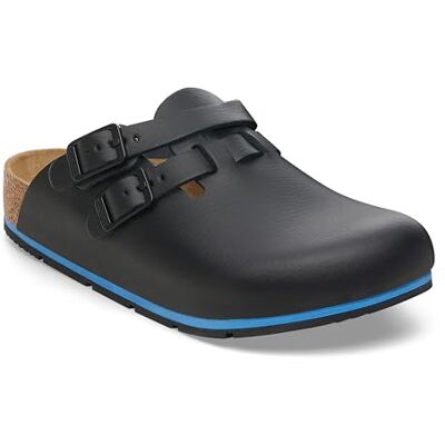 Birkenstock Sabots Kay Pro en cuir Chaussures de loisirs et de travail unisexes de qualité supérieure pour la médecine, la restauration et le service, Noir , 45 EU - Publicité Birkenstock Sabots Kay Pro en cuir Chaussures de loisirs et de travail unisexes de qualité supérieure pour la médecine, la restauration et le service, Noir , 45 EU - Publicité