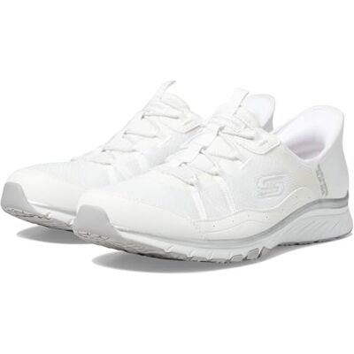 Skechers Baskets à Enfiler Mains Libres pour Femme, Blanc = WSL, 35 EU - Publicité Skechers Baskets à Enfiler Mains Libres pour Femme, Blanc = WSL, 35 EU - Publicité