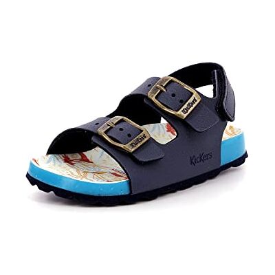 Kickers Sunyva, Sandales Garçon, Marine, 33 - Publicité Kickers Sunyva, Sandales Garçon, Marine, 33 - Publicité