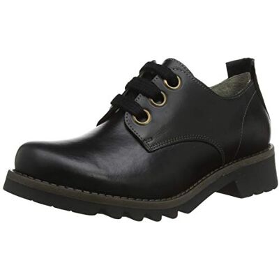 Fly London Ruda538fly, Brogues Femme, Noir (Black 003), 36 EU - Publicité Fly London Ruda538fly, Brogues Femme, Noir (Black 003), 36 EU - Publicité