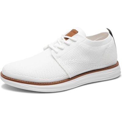 Bruno Marc Baskets Oxford pour Hommes Respirant et Décontracté Chaussures Sportives Confortables Oxfords pour Le Bureau GRAND-01,Size 42,Blanc,GRAND-01 - Publicité Bruno Marc Baskets Oxford pour Hommes Respirant et Décontracté Chaussures Sportives Confortables Oxfords pour Le Bureau GRAND-01,Size 42,Blanc,GRAND-01 - Publicité
