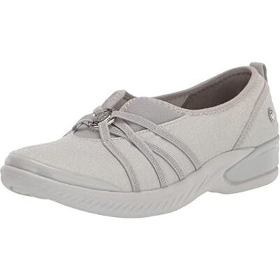 BZees Femme Niche Slip-on Ballerines, Argenté, 38 EU - Publicité BZees Femme Niche Slip-on Ballerines, Argenté, 38 EU - Publicité