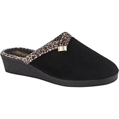 Sleepers Chaussons JACKIE Femme (38 FR) (Noir) - Publicité Sleepers Chaussons JACKIE Femme (38 FR) (Noir) - Publicité