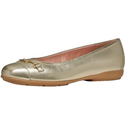 Geox Femme D Annytah A Ballet Flat, Doré, 37.5 EU - Publicité Geox Femme D Annytah A Ballet Flat, Doré, 37.5 EU - Publicité