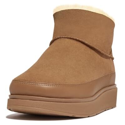 Fitflop Bottines en Cuir Gen-FF Marron - Publicité Fitflop Bottines en Cuir Gen-FF Marron - Publicité