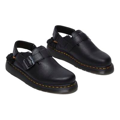 Dr. Martens Jorge II Mules à Bride arrière en Cuir doublé de Fausse Fourrure pour Femme, Noir, 8 Women/7 Men - Publicité Dr. Martens Jorge II Mules à Bride arrière en Cuir doublé de Fausse Fourrure pour Femme, Noir, 8 Women/7 Men - Publicité