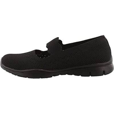 Skechers Femme Seager Power Hitter Mary-jane-flats, Noir Black Black Bbk, 35.5 EU - Publicité Skechers Femme Seager Power Hitter Mary-jane-flats, Noir Black Black Bbk, 35.5 EU - Publicité