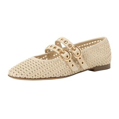 Tamaris Femme Ballerine avec bride plate beige 41 EU - Publicité Tamaris Femme Ballerine avec bride plate beige 41 EU - Publicité