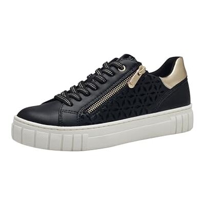 MARCO TOZZI Baskets à Lacets pour Femme , Noir/Comb, 39 EU - Publicité MARCO TOZZI Baskets à Lacets pour Femme , Noir/Comb, 39 EU - Publicité