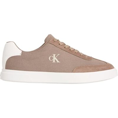 Calvin Klein Low Prof Cupsole CV HM02236 Low Top, Kaki (Desert Taupe/Bright White), 46 - Publicité Calvin Klein Low Prof Cupsole CV HM02236 Low Top, Kaki (Desert Taupe/Bright White), 46 - Publicité