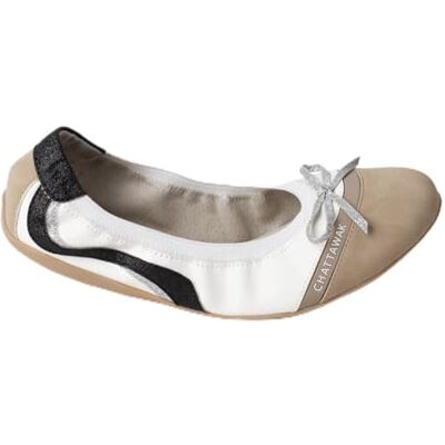 CHATTAWAK Femme Ballerine Fantaisie Puerto Blanc,39 - Publicité CHATTAWAK Femme Ballerine Fantaisie Puerto Blanc,39 - Publicité