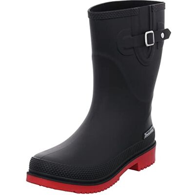 Bottes en caoutchouc pour femme Bockstiegel halbhoher Jette de K 39 noir - Publicité Bottes en caoutchouc pour femme Bockstiegel halbhoher Jette de K 39 noir - Publicité