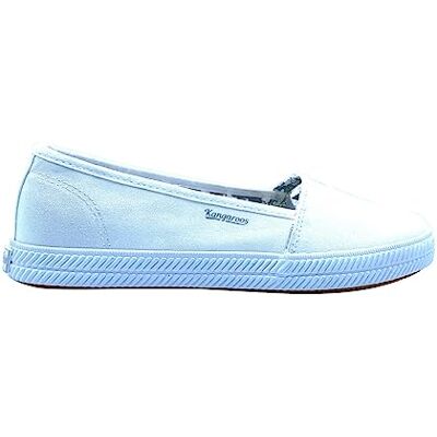KangaROOS Femme K-VW Ariana Pantoufles et Mocassins, White Mono, 41 EU - Publicité KangaROOS Femme K-VW Ariana Pantoufles et Mocassins, White Mono, 41 EU - Publicité