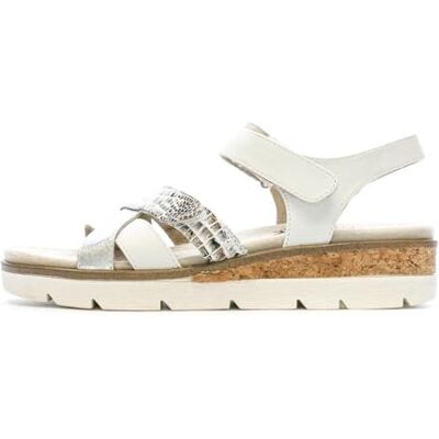 Relife Sandales Blanches Femme RELIFEJubroie Blanc 39FR - Publicité Relife Sandales Blanches Femme RELIFEJubroie Blanc 39FR - Publicité