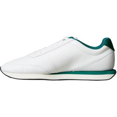 Calvin Klein Baskets Homme Retro en Cuir, Multicolore (Bright White/Galapagos), 44 - Publicité Calvin Klein Baskets Homme Retro en Cuir, Multicolore (Bright White/Galapagos), 44 - Publicité