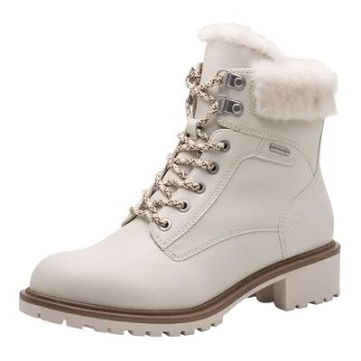 Tamaris WL Lace Boot Bottes de neige pour femme Crème Taille 36 EU, crème, 36 EU - Publicité Tamaris WL Lace Boot Bottes de neige pour femme Crème Taille 36 EU, crème, 36 EU - Publicité