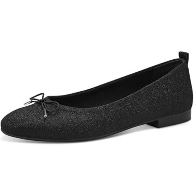 Tamaris Femme Damen Ballerinas, Black Glam, 36 EU - Publicité Tamaris Femme Damen Ballerinas, Black Glam, 36 EU - Publicité