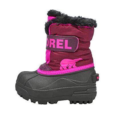 Sorel Snow Commander Waterproof bottes d'hiver imperméables pour enfants, Violet (Purple Dahlia x Groovy Pink), 21 EU - Publicité Sorel Snow Commander Waterproof bottes d'hiver imperméables pour enfants, Violet (Purple Dahlia x Groovy Pink), 21 EU - Publicité